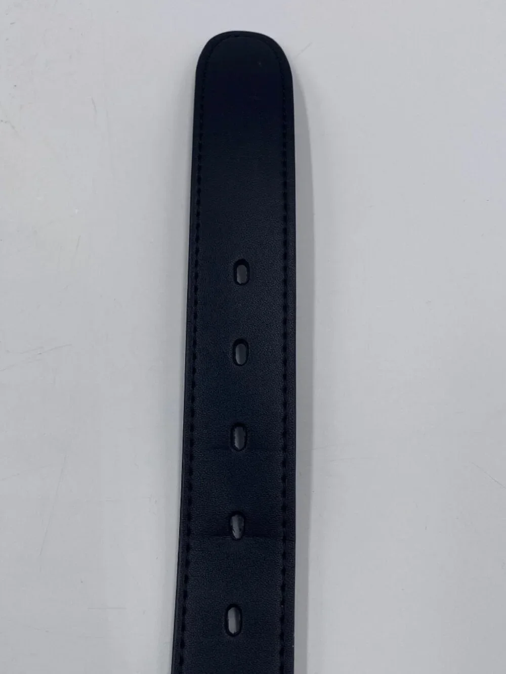 OOBE Black Leather Belt Size Small 1.25